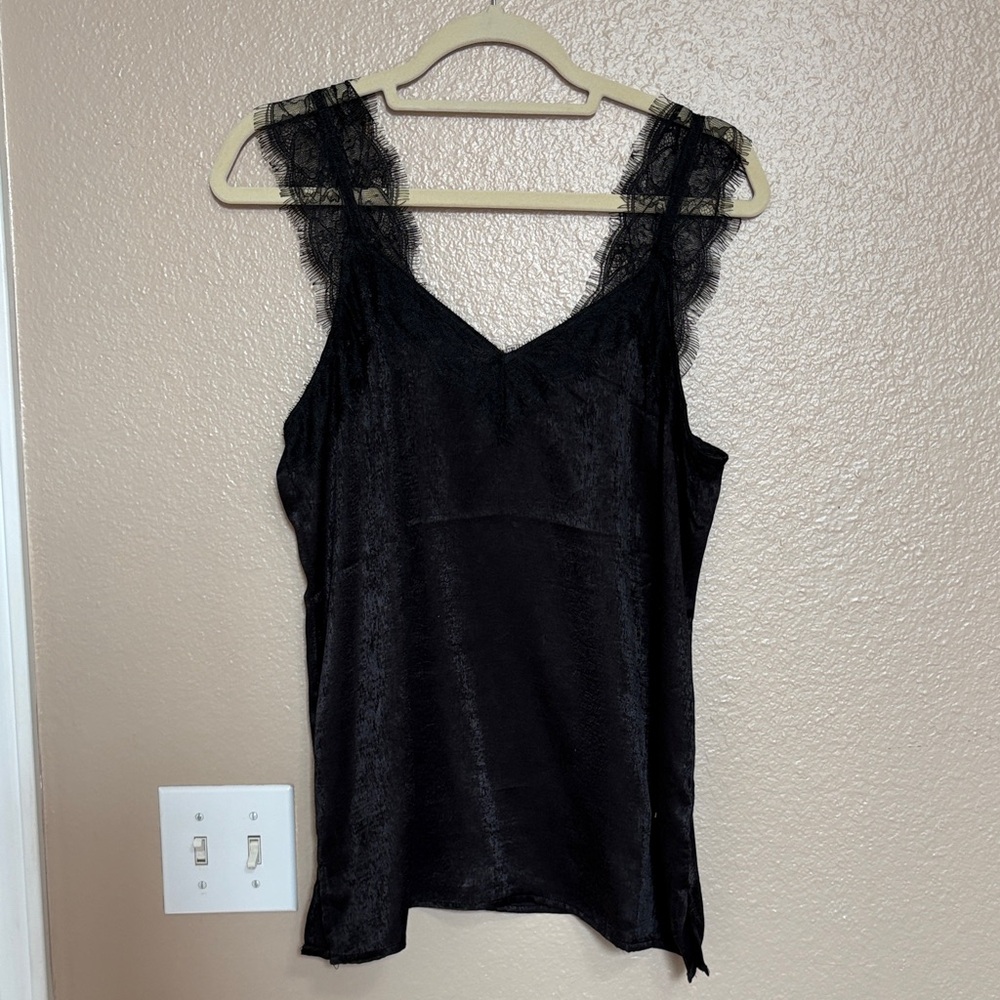 Chic Black Lace Camisole